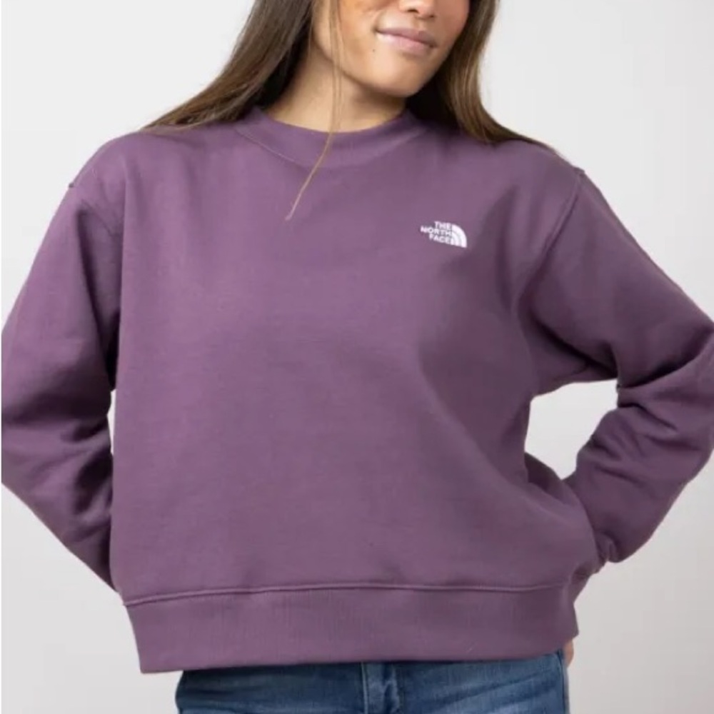The North Face Women’s Evolution Crewneck Sweater in Midnight Mauve